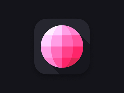 Pink Ruby Nightclub app ball club disco icon ios iphone mirror nightclub pink rose