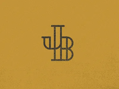 JB Monogram b gold graphic design icon iconography j letters logo mark monogram typography