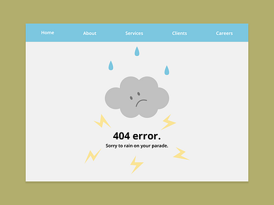 Daily UI #008 - 404 404 error daily ui desktop error mac pc ui user ux
