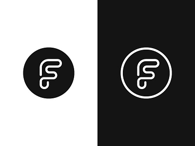 F / FS f letter logo logotype mark monogram s symbol typography