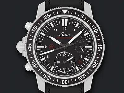 Sinn EZM 13 Watch Icon automatic icon illustration sinn sinn ezm 13 sketch sketchapp vector watch