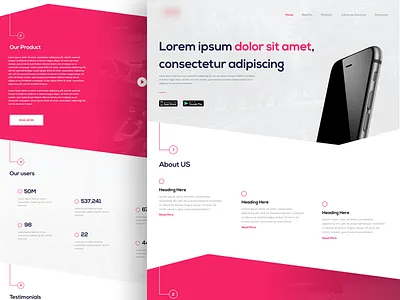 Angles app colour design simple theme ui web wordpress