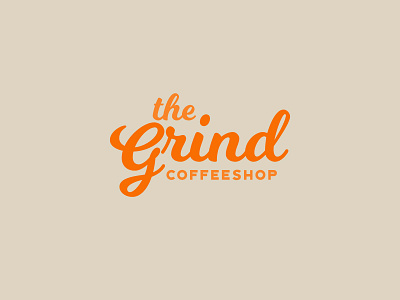 02 - The Grind coffee coffeeshop logo thirtylogos