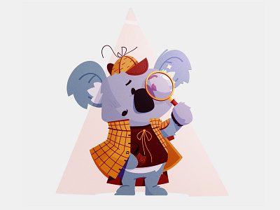 500 Internal Server Error, Sherlock 404 bear bug error illustration inspector koala magnifying glass private sherlock