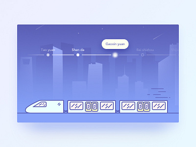 Metro Line Positioning city daily illustration metro ui ux