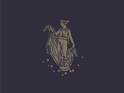 Andromeda ancient andromeda autentic coin goddess greek retro roman snake stamp vector vintage