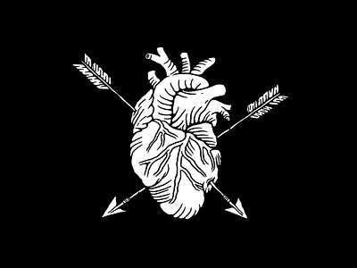 Dont go breakin my heart apparel black and white hate heart illustration love tattoo tshirt