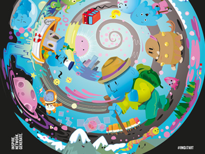 Creative Trip bubble bubblefriends character creative emotions illustration submission vector