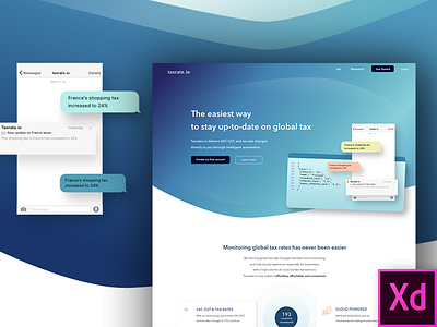 My first site made with XD 2d adobe xd design home page landing page layout site website