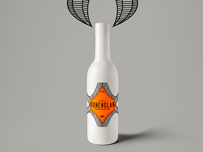 Sonenclar Apple Cider beverage bottle cider drawing packaging sketch