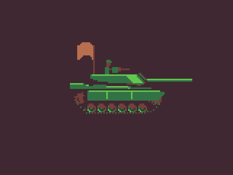 Tank animation pixel art pixel dailies pixelart tank