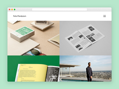 Format Theme Masonry grid layout portfolio theme