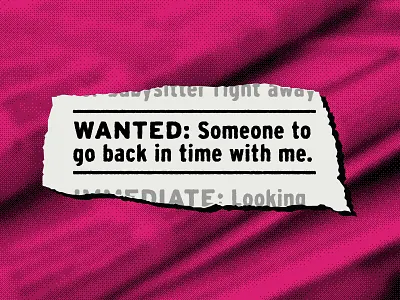 I've Only Done This Once Before clip movie newspaper sci fi typography