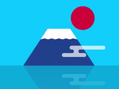 Pure CSS Fujisan 🗻 fujisan mtfuji pruecss