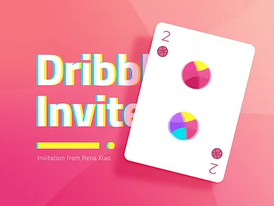 Dribbble Invites x2 app design dribbble drible invit invitation invite new shapes ui x2