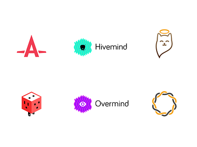 Open Source Logos anumakit anycable autoprefixer hivemind logo logotype logux open source overmind