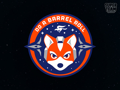 Starfox Patch barrel roll creative south fox nasa nintendo patch pin shane harris space starfox super team deluxe