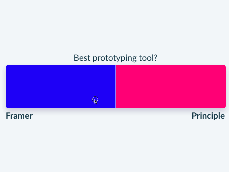 Interactive voting animation framer framer studio framerjs interactive js numbers poll vote voting