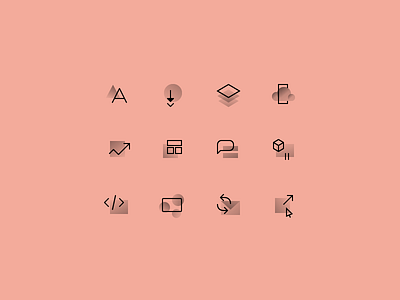 Icons 32 icons pixel fitted webflow