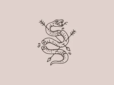 Cuts & Wounds arrows hand drawn illustration snake tattoo texture vector vintage