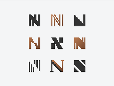 N (Exploration) alphabet branding geometry icon identity logo logotype minimalism n type typography