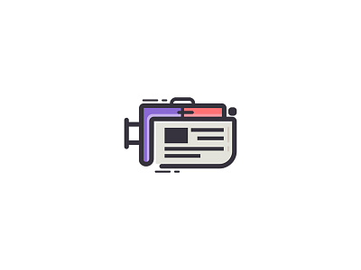 Travel / News brand branding debut dribble identity logo logomark logos