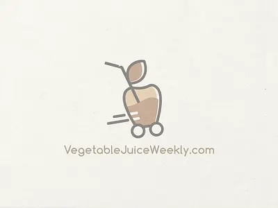 Vegetable Juice Weekly Logo Design - earth tones calm clever dinamic earth flat fun line memorable modern simple tone unique
