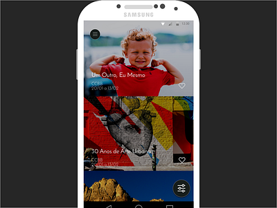 Filter Events Feed Material Design UI android app feed filter interaction design material design mobile mockup screen ui usability ux