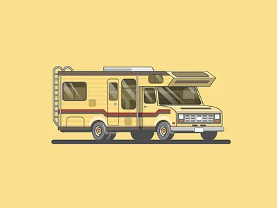RV illustration rv vector vehicle