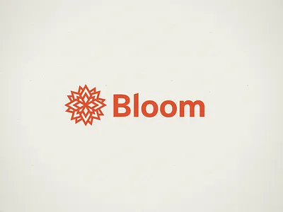 Bloom branding flower logo