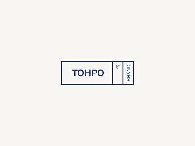 Tohpo V3 01 benton sans blue cream identity logo minimal moto sports rally car