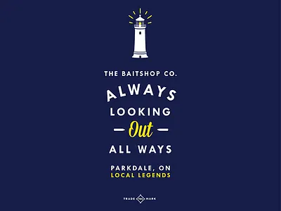 Baitshop Lighthouse Graphic