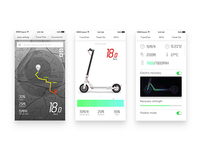 Scooter App exercise scooter travel