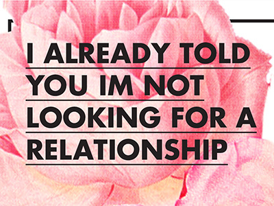 I ALREADY TOLD YOU pink poster design valentines day