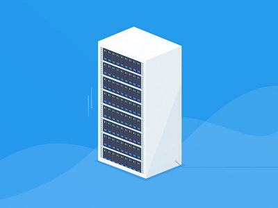 Working on website redesign for hosting company cloud hosting illustration redesign server webdesign website working on