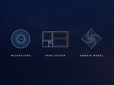 Geometric pillars geometry graphic iconography illustration line web