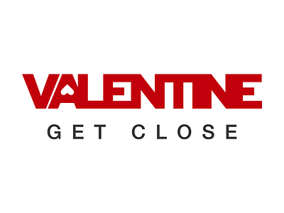 Get Close 14th feb close get close kerning red valentine valentines