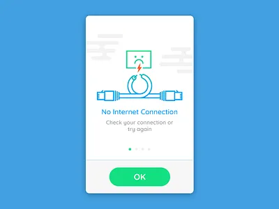 No internet connection icon app cable design error icon illustration internet ios line no vector