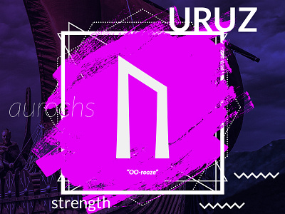 Uruz psd rune uruz viking