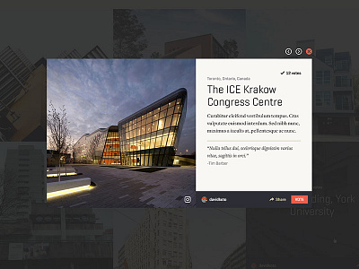 Modal Window colorbox instagram lightbox modal window popup ui ux web design
