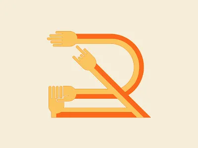 Going my way boy? branding graphic hands illustration letter love r road type vector