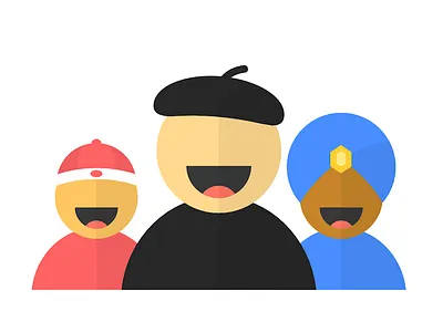 Multicultural Characters character characters countries country culture flat global language multicultural vector