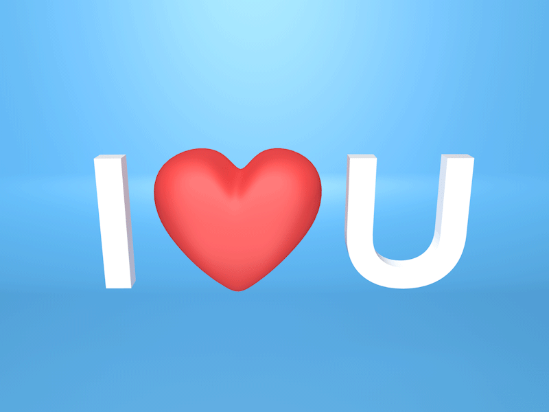 Heart 3d animation c4d heart love valentine