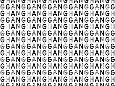 GangHang pt. 2 branding confusing game glitch hard to read pattern weird