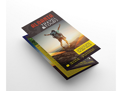 Albania Travel & Tours agency albania brochure design tours travel trifold