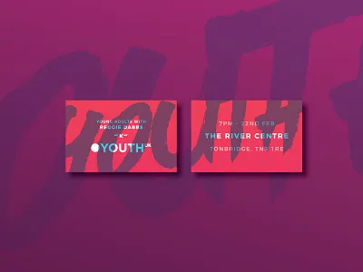 Hillsong Youth card design church colour hillsong overlay
