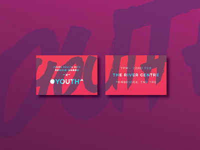 Hillsong Youth card design church colour hillsong overlay