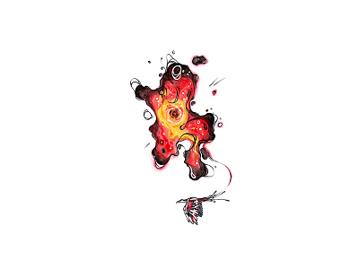 Day 310 draw graphic illustrastion pilou poetry project sketch universe watercolor world