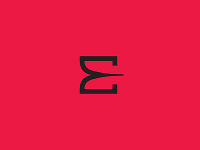 EvolveAir Mark #1 airline black houston htx logo monogram plane red texas