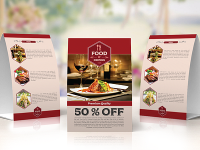 Free Restaurant Table Tent Template table template tent